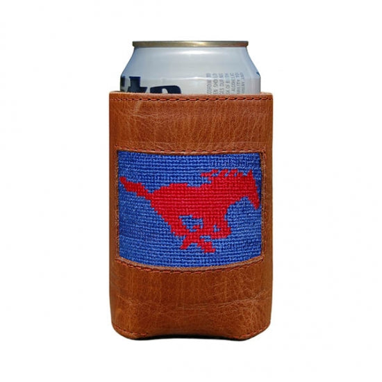 SMU Needlepoint Can Cooler SMU Needlepoint Can Cooler