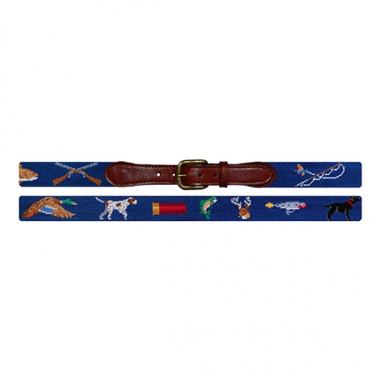 Southern Sportsman Needlepoint Belt