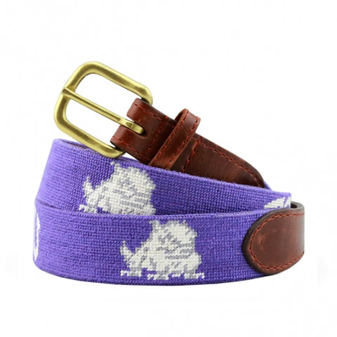 TCU Needlepoint Belt