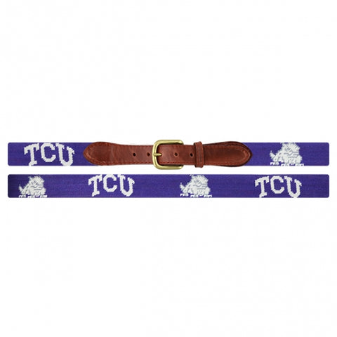 TCU Needlepoint Belt