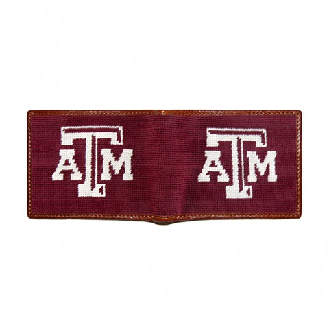 Texas A&M Needlepoint Bi-Fold Wallet