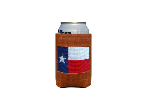 Texas Flag Needlepoint Can Cooler