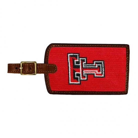Texas Tech Needlepoint Luggage Tag Texas Tech Needlepoint Luggage Tag