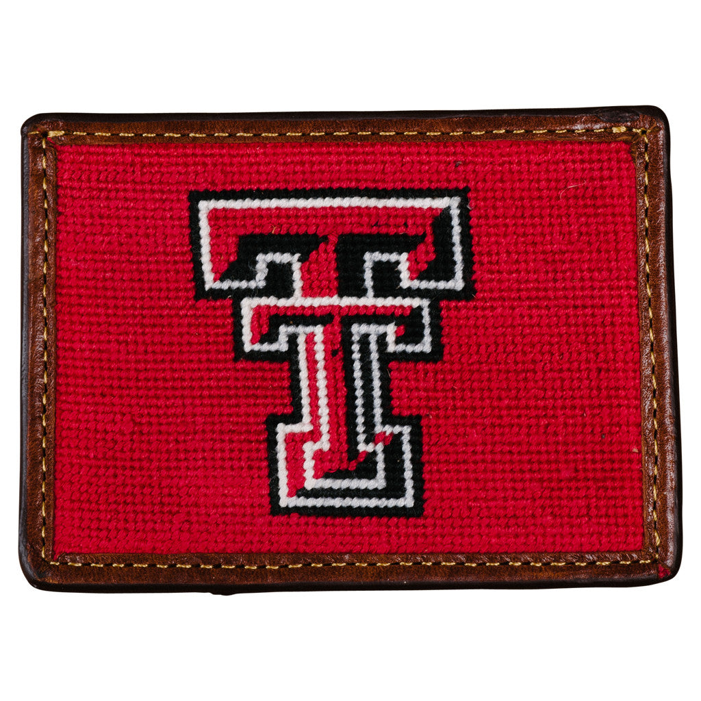 Texas Tech Needlepoint Card Wallet Texas Tech Needlepoint Card Wallet