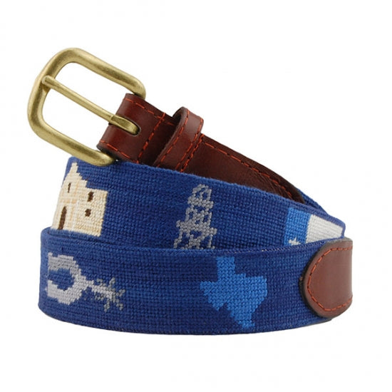 Texas Life Needlepoint Belt Texas Life Needlepoint Belt