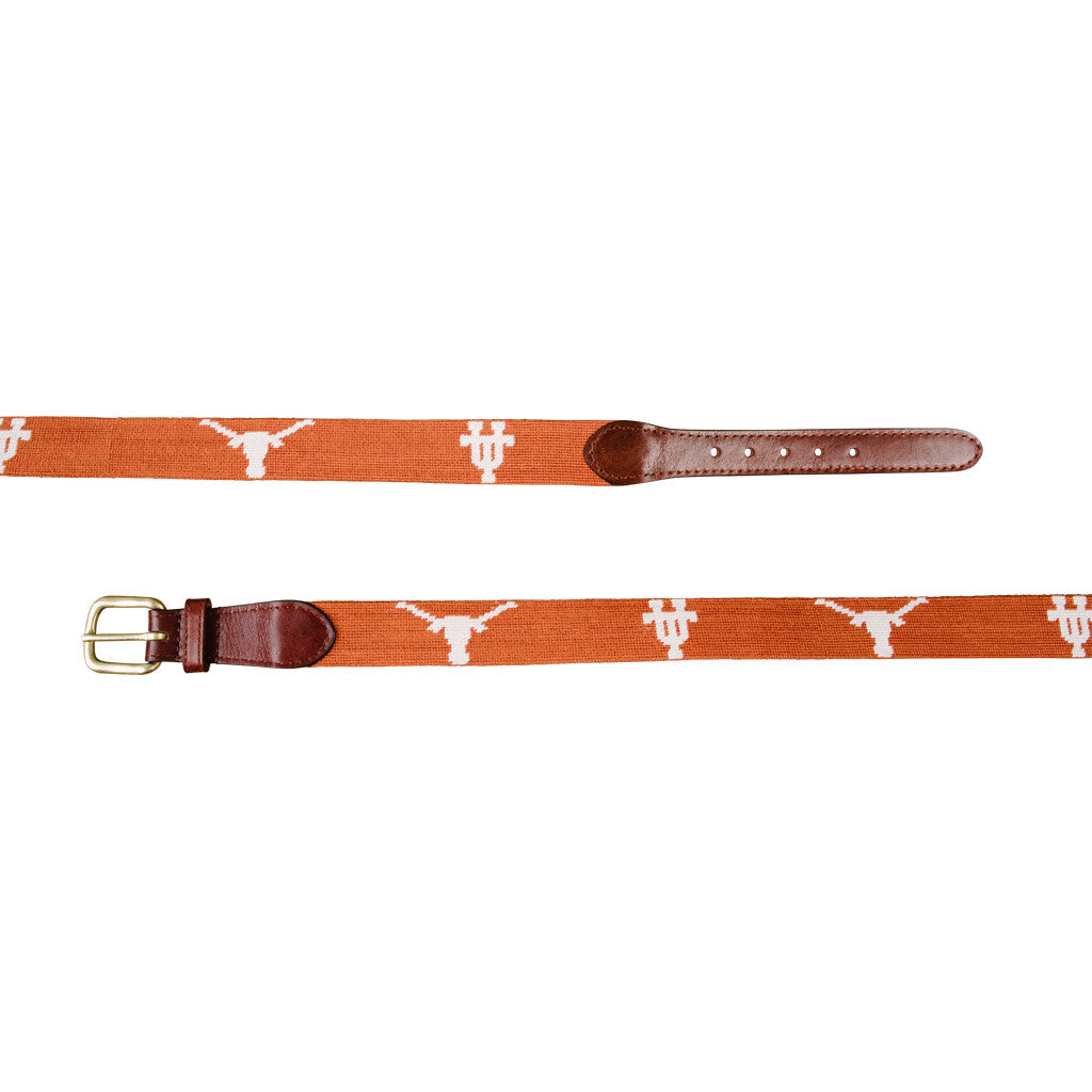 UT Needlepoint Belt - Burnt Orange UT Needlepoint Belt - Burnt Orange