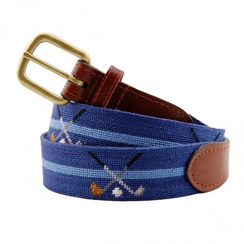 Crossed Clubs Navy Card Wallet