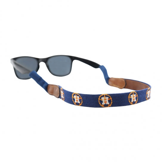 Houston Astros Needlepoint Sunglass Straps