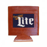 Miller Lite Needlepoint Can Cooler