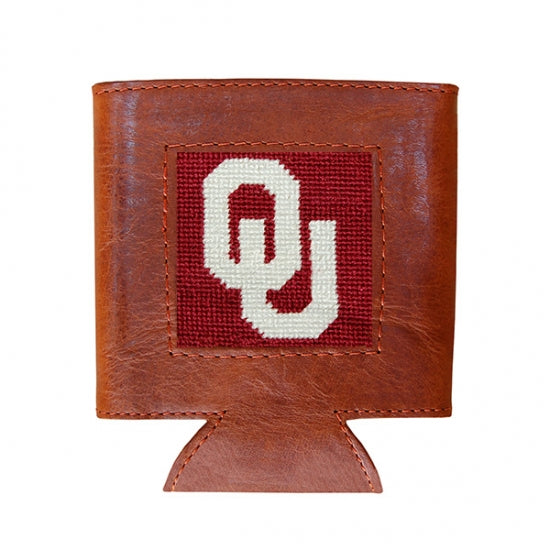 Smathers & Branson Oklahoma University Needlepoint Can Cooler