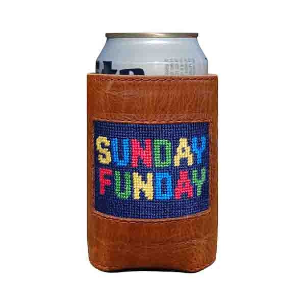 Sunday Funday Needlepoint Can Cooler Smathers & Branson Sunday Funday Needlepoint Can Cooler