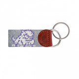 Smathers & Branson TCU Needlepoint Key Fob - Grey