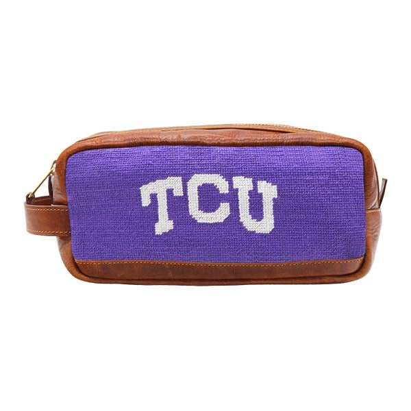 TCU Needlepoint Toiletry Bag TCU Needlepoint Toiletry Bag