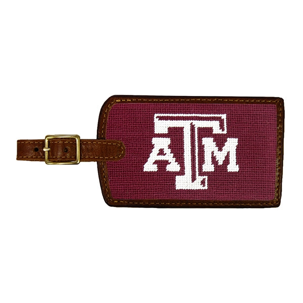 Texas A&M Needlepoint Luggage Tag Smathers & Branson Texas A&M Needlepoint Luggage Tag