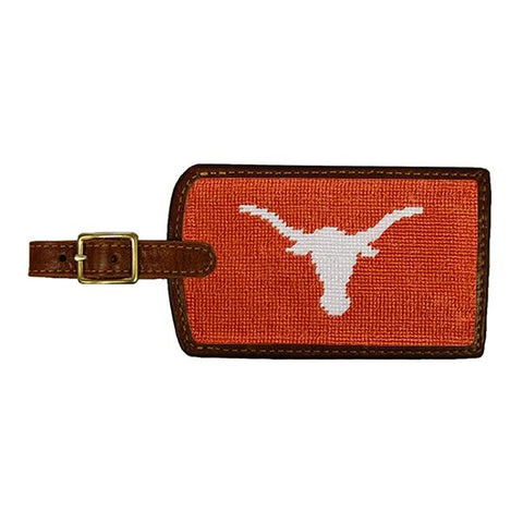 University of Texas Needlepoint Luggage Tag