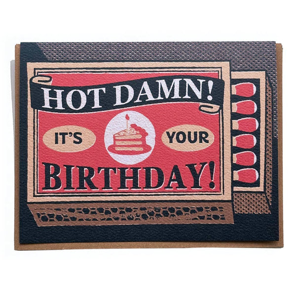 Happy Birthday Card - Matchbox