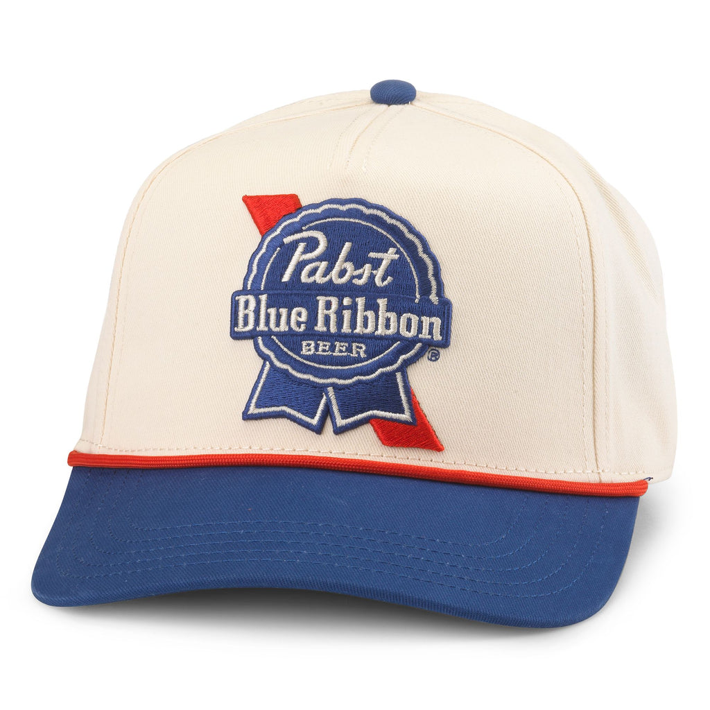 Pabst Scottie Hat - Ivory/ Royal