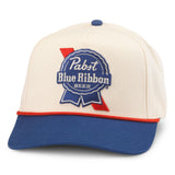 Pabst Scottie Hat - Ivory/ Royal