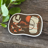 Beer Lasso Sticker