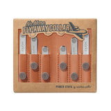 Assorted Size Power Stays Magnetic Collar Stays - Tan