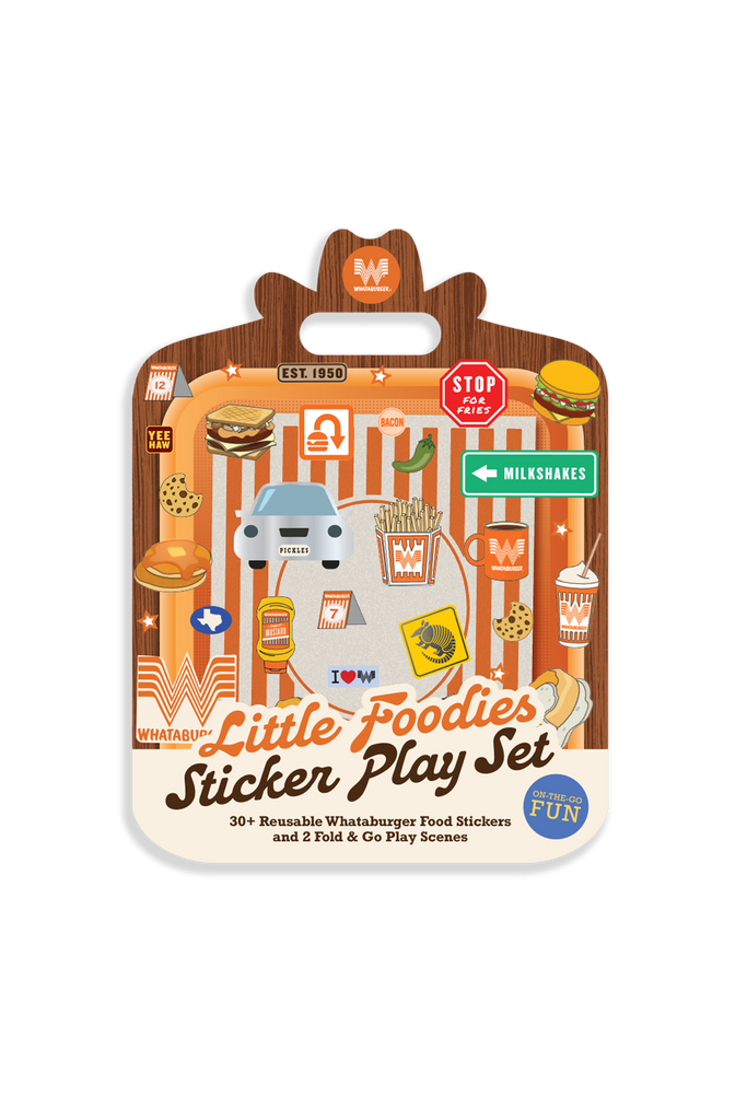 Little Foodies Reusable Sticker Play Set (Whataburger)