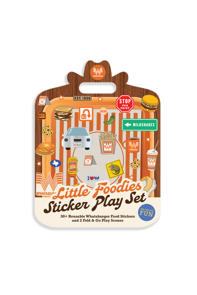 Little Foodies Reusable Sticker Play Set (Whataburger)