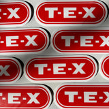 T-E-X Sticker