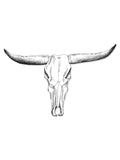 Longhorn Vinyl Sticker