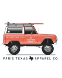 Gulf Coast Bronco Pocket T-Shirt - White