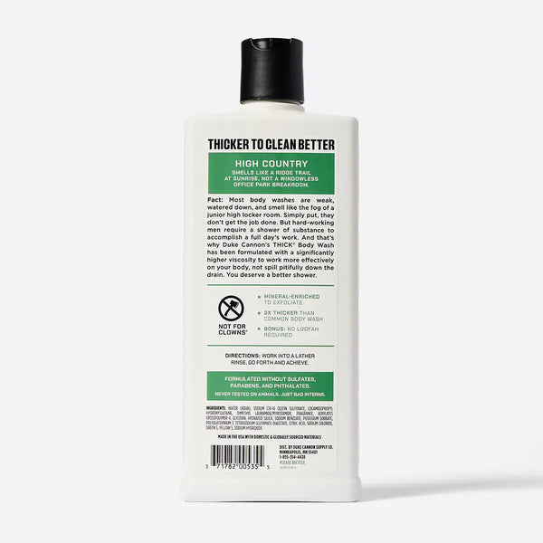 THICK Body Wash High Country 18oz