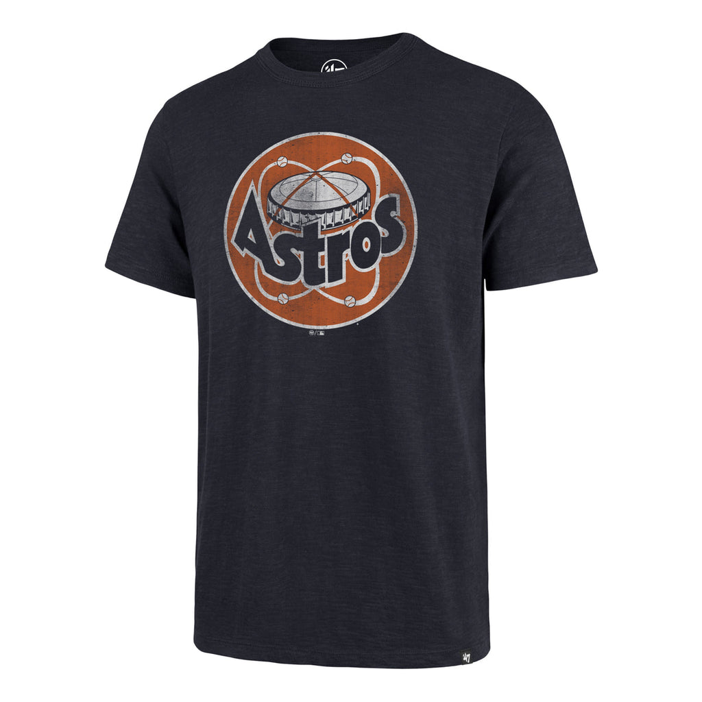 Houston Astros Cooperstown Fall Navy Grit Scrum Tee