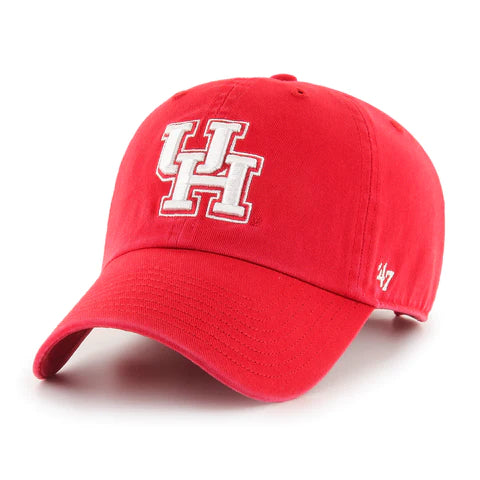 Houston Cougars Red 47 Clean Up Hat