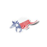 Texas Armadillo Sticker