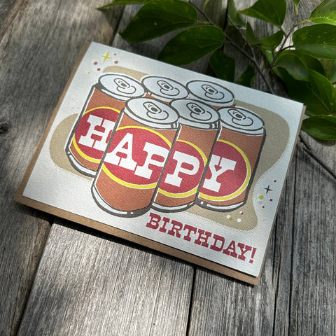Happy Birthday Card - Six Pack