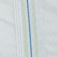 Panama Classic Guayabera - Blue & Green