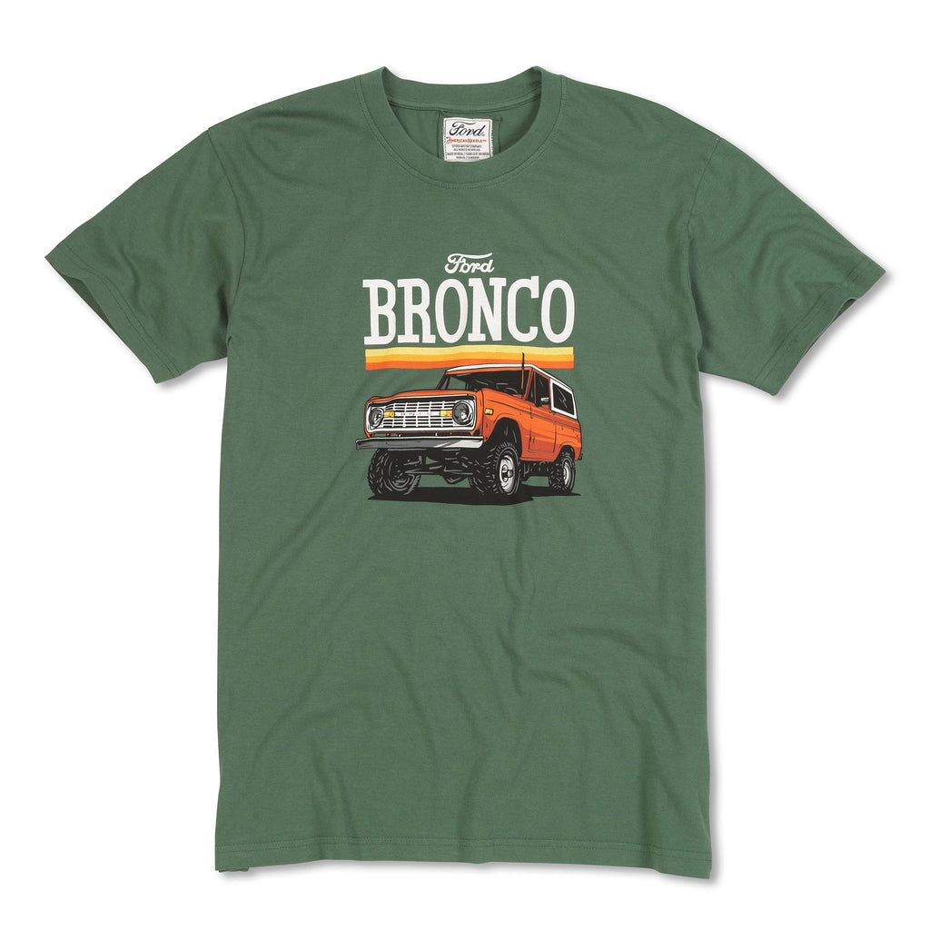 Bronco Brass Tacks T-Shirt - Smoke Pine