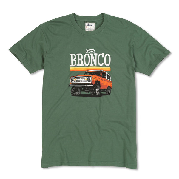 Bronco Brass Tacks T-Shirt - Smoke Pine