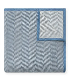 Harborview Herringbone Cornflower Blanket