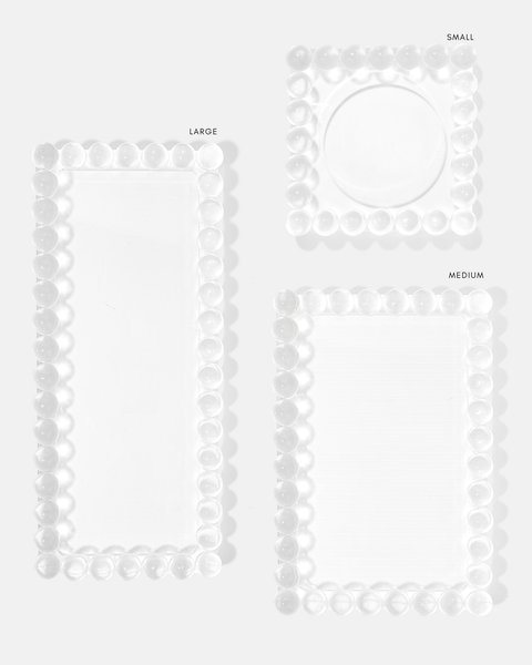 Large Bubble Lucite Tray
