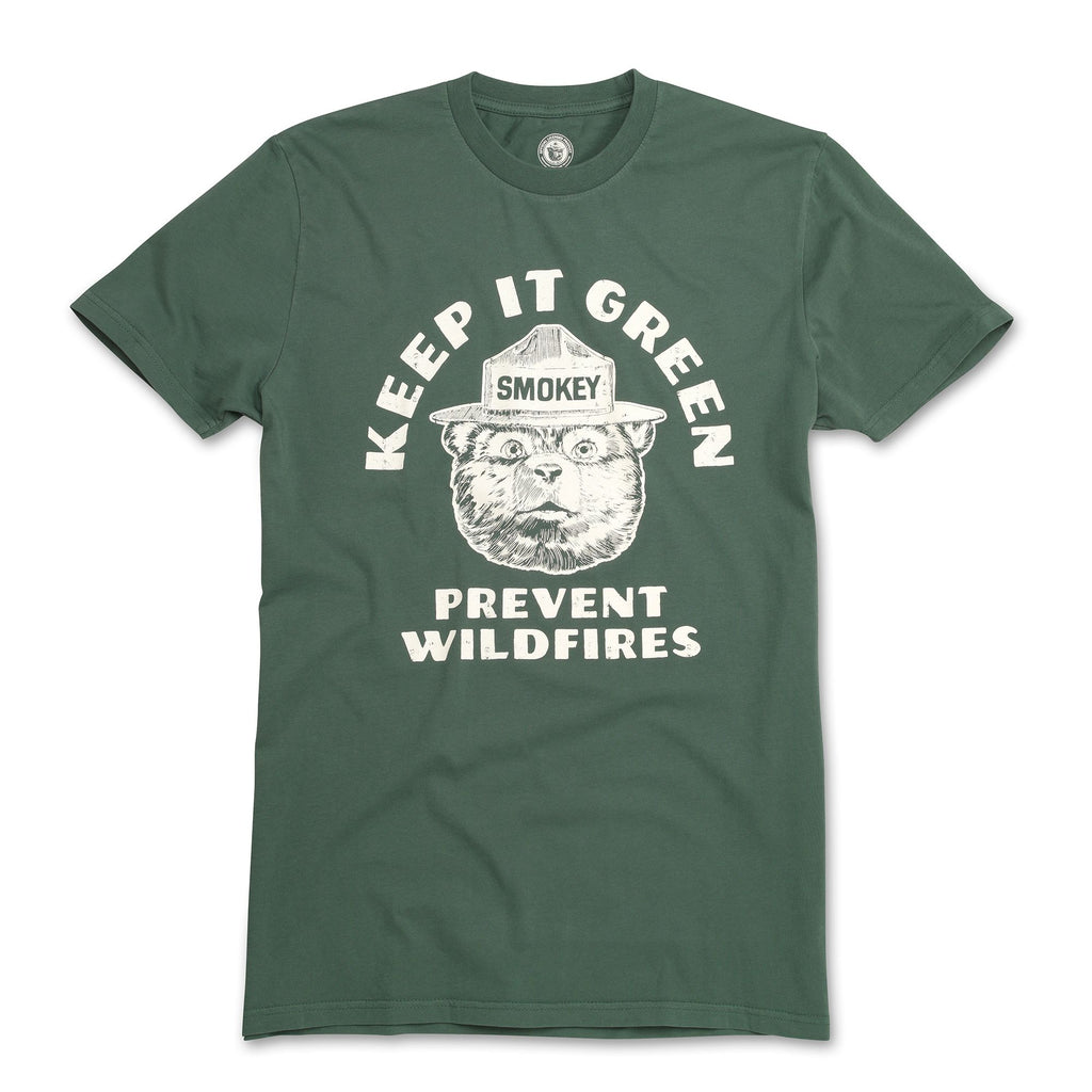 Smokey Bear RL T-Shirt - Green