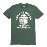 Smokey Bear RL T-Shirt - Green