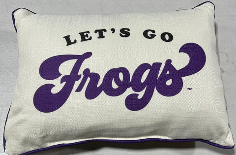 Let's Go Frogs Pillow