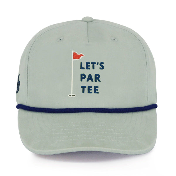 Lets Par Tee Golf Rope Hat - Funny Embroidered