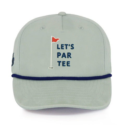 Lets Par Tee Golf Rope Hat - Funny Embroidered