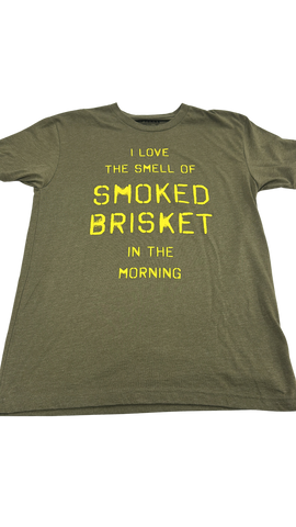 Brisket in the Morning T-Shirt - Military Green