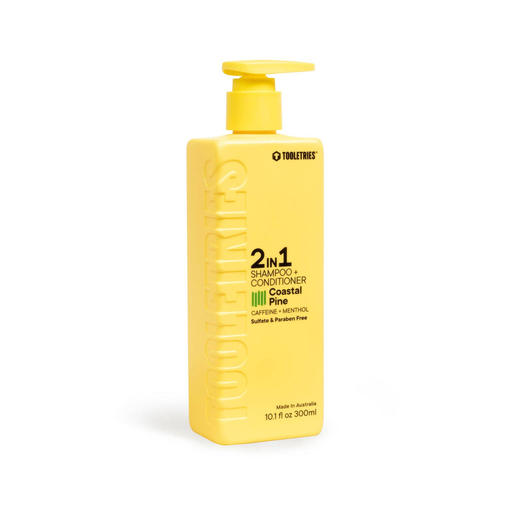 2-in-1 Men’s Shampoo & Conditioner – Coastal Pine | Caffeine