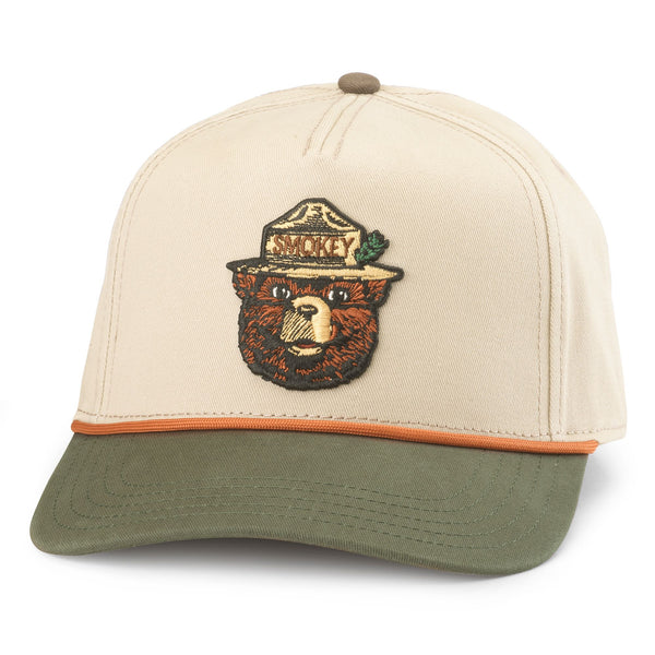 Smokey Bear Scottie Hat - Lt Khaki / Army Green