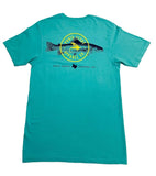 Fish Stamp Pocket T-Shirt - Seafoam