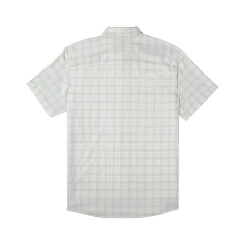 The Amelia Ultra-Lite Short Sleeve - Pale Green Plaid