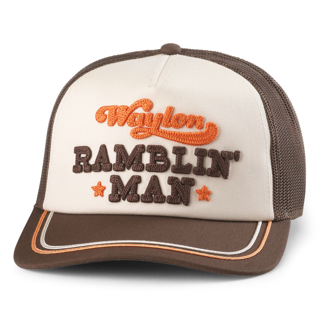 Waylon Jen Radler Hat- Brown/Ivory